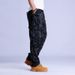 "Men's 100% Cotton Cargo Pants – High-Waisted Loose-Fit Work Pants With Multi-Pockets, Plus Sizes Available"_viptrois.com