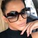 2020 New INS Style Sunglasses Personality Large Frame Glasses Elegant Ladies_viptrois.com