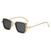Sunglasses Retro Square Frame Steam Punk Sunglasses Personality Fashion Metal Gold Street Hip Hop_viptrois.com