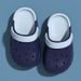 Mother & Kids DIY New EVA Two Color Children's Hole Shoes With Closed Toe Non Slip Beach Shoes For Outdoor Wear, Cute Boys And Girls_viptrois.com