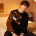 Men's Graphic Bear Print Sweatshirt – Long Sleeve Crewneck Pullover (EU S-XXL, Fleece-Lined)_viptrois.com