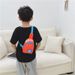 Kids Waist Bag - M Letter Print Mini Backpack For Boys (Custom Logo, Travel & School Use)_viptrois.com
