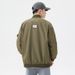 American Casual Workwear For Men, Loose Fit, Plus Size, Black, Japanese Style, Versatile Bomber Jac, New Baseball_viptrois.com