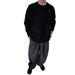 "Men's Old Money Style Sweater – Polaris Raglan Sleeve Pullover, Loose Fit Knit Top, Korean-Inspired Winter Casual Wear"_viptrois.com