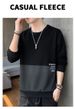 Spring And Autumn Sweater Men's Clothes Trend Loose Long Sleeve Shirt Versatile Bottom Autumn Men's Top_viptrois.com