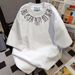 Men's Heavyweight T-Shirt With Side Letter Print - Oversized Fit Cotton Tee For Streetwear & Casual Style_viptrois.com