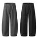 Men's Clothing Draped Scimitar Design Trousers Men And Women Loose Wide Leg Casual Trousers_viptrois.com