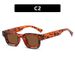 Men's Sunglasses Small Frame Concave Sunglasses Concave Style Retro Hip Hop Punk Sunglasses Sunglasses Anti Ultraviolet_viptrois.com