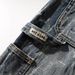 Men's Clothing Fashionable Retro Washed Denim Shorts Men's Loose Straight Personalized Print Youth All Match Shorts Summer Leisure_viptrois.com