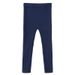 Korean Style Striped Knit Leggings For Girls 8-16 Years - Soft Elastic Waist, Comfortable & Stylish_viptrois.com