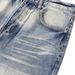 Men's Clothing Retro Washed Distressed White Jeans Men's Trendy Loose Straight Pants Versatile Wide Leg Mopping Trousers_viptrois.com