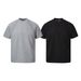 Men's Clothing Spandex Space Cotton Air Layer Stitching Anti Wrinkle Short Boxy Short Sleeved T Shirt_viptrois.com