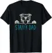 Staffy Dad With Staffordshire Bull Terrier Dog Gift Unisex T-Shirt_viptrois.com