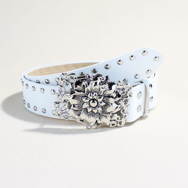 New Style Rivet Trend Fashion Punk Style Wide Belt Personality Women's Jeans Universal Belt Spot_viptrois.com