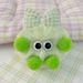 Cute Bow Knotted Monster Plush Pendant Cartoon Doll Cute Keychain Dopamine Couple Bag Pendant_viptrois.com