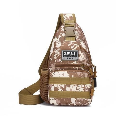 Men's Chest Bags Waist Bags Oxford Camouflage Men's Chest Bag Waterproof And Wear-resistant One-shoulder Crossbody Bag Large Capacity Small Backpack_viptrois.com