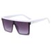 New Square Unisex High-End Sunglasses Trendy One-Piece Polarized Sun Protection Glasses_viptrois.com