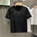 2025 Summer New Short Sleeved T-shirt Men's Ins Brand Hip Hop Korean Version Hot Diamond Round Neck Half Sleeve Clothes_viptrois.com
