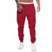 Men's Fleece-Lined Jogger Pants – Winter Warm Polyester Trousers With Drawstring Waist (XS–XXL, Moisture-Wicking, Anti-Pilling)_viptrois.com