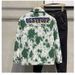 2024 Autumn/winter Fashion Brand Jacquard Embroidery Craft Lapel Jacket For Men Loose Casual Couple Cargo Coat For Men_viptrois.com