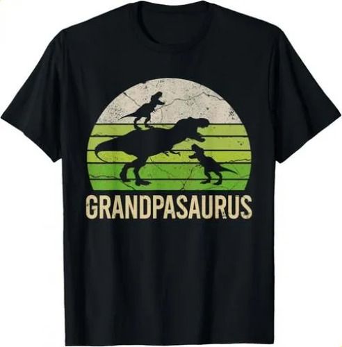 T-shirtt-shirtfunny Grandpa Dinosaur Grandson 2026 Men Gift Tee F_viptrois.com