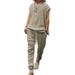 Men's Clothing Summer New Casual Jacquard Sports Suit Loose Fit Sleeveless Vest And Trousers_viptrois.com