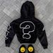 High Street Dark Style 3D Digital Printing Hoodie Personality High End Loose Hip Hop Cardigan Top_viptrois.com