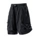 2026Men's New Casual Cargo Pocket Shorts, Summer American Style Thin Loose Fit Plus Size Youth Shorts For Men_viptrois.com