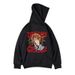 Loom Loom Autumn Winter European American Retro Fleece Lined Thickened Hooded Men's Trendy Brand Fat Man Plus Size Hip Hop_viptrois.com