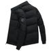 Men's Stand Collar Down Cotton Jacket – Korean Style Winter Coat With Thickened Warm Lining (Black/Grey/Red/Green, M-4XL)_viptrois.com