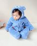 Kids'clothing Thickened newborn clothes go out cotton-padded baby winter clothes warm foot wrap cotton_viptrois.com