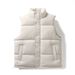 Men's Winter Fleece Vest With Stand Collar, Slim Fit Zip Up Jacket For Casual Outwear, Lightweight Warm Layering Piece_viptrois.com