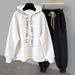 Men's Clothing Fashion Letter Printing Youth Leisure Loose Set_viptrois.com
