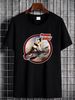WW2 Bomber Plane 40's Pinup Girl Noseart Aircraft USA Warbird T-Shirt Homme Stylish Versatile Slightly Top For Everyday Wear Graphic Summer Casual_viptrois.com