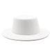 retro gentleman felt hat small head circumference flat top hat autumn and winter children's solid color short brim jazz hat_viptrois.com