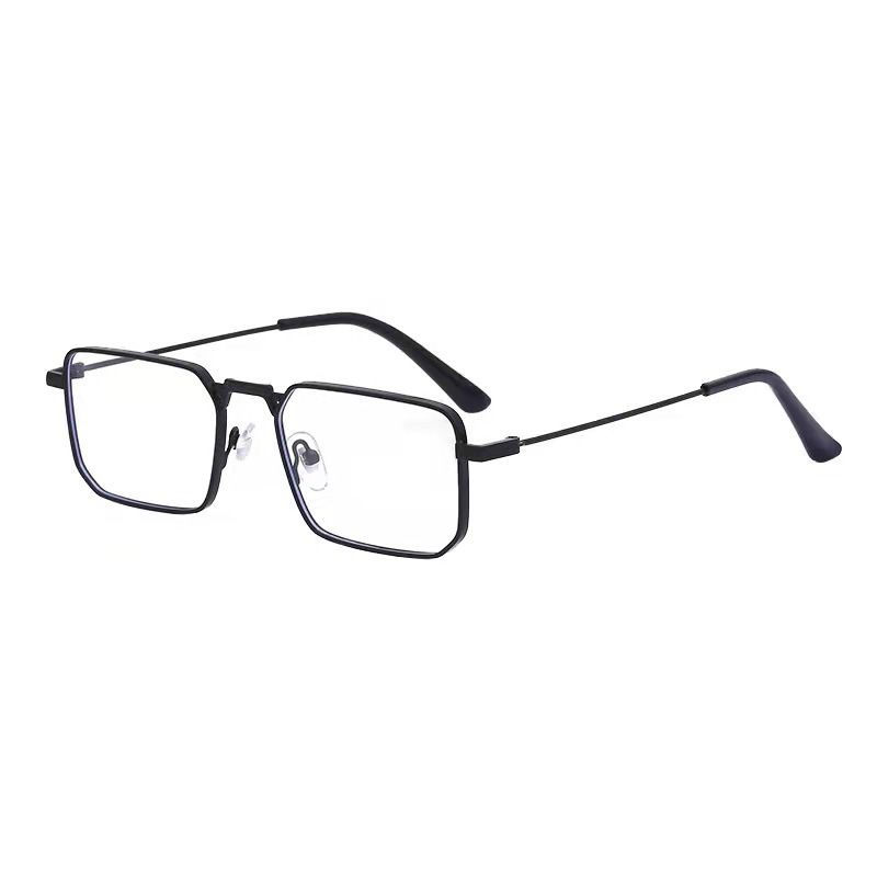 Unisex Square Frame Men's Steampunk Women's Fashion Trend Metal Sunglasses_viptrois.com