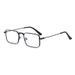 Unisex Square Frame Men's Steampunk Women's Fashion Trend Metal Sunglasses_viptrois.com