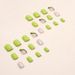 Simple Solid Color Fresh Light Green Ripple Nail Art Short Square Dressing Armor Summer New Fashionable Nail_viptrois.com