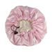 Children's silk nightcap protects hair high quality satin cap double sided satin boys and girls pullover hat_viptrois.com