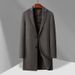 Men's Clothing autumn and winter all match Silk cotton detachable liner double sided wool coat men's mid length wool coat jacket men_viptrois.com