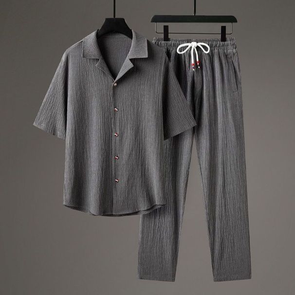 "Men's Summer Casual T-Shirt - Breathable Polyester Fabric, Slim Fit, Short Sleeve, Black/Grey/White - Basic Comfortable Tee For Daily Wear"_viptrois.com