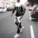 Men's Clothing Autumn And Winter Men's 3D Printed Octopus Round Neck Sweatshirt And Pants Set_viptrois.com