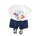 Boys' Dress 2025 New Handsome Children's Summer 1-5 Year Old Baby Short Sleeve Stylish Two Piece Set Trendy Clothes_viptrois.com