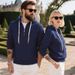 Cross-border Winter American Heavy-duty Velvet Men And Women Same Style Couple Loose Hooded Zipper Commuter Tank Casual Sweater_viptrois.com