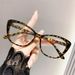Mode Damen Lesebrille Frauen Männer Trendy Luxus Design Presbyopie Brillen Cat Eye Anti-blau Licht Brillen Für Weibliche_viptrois.com