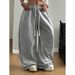 Men's Clothing Trendy Casual Women's Trousers, Foreign Trade, Loose Wide Leg, Drapey, Versatile Long Trousers_viptrois.com