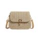 Women's Bags Weaving Fashion Version Spring New Versatile Shoulder Messenger Bag Lock Buckle Stylish Small Square Bag Version_viptrois.com