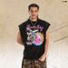 Street Fashion 300g Printed Hand-Washed Raglan Sleeveless T-Shirt_viptrois.com