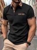 Men's Clothing Short Sleeved Polo Shirt Summer New Size Color Matching Lapel Men's Short Sleeved Polo Shirt T Shirt_viptrois.com
