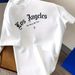 Cross-border Men's Los Angeles Pattern T-Shirt - Casual And Versatile Round Neck Suitable For Summer_viptrois.com